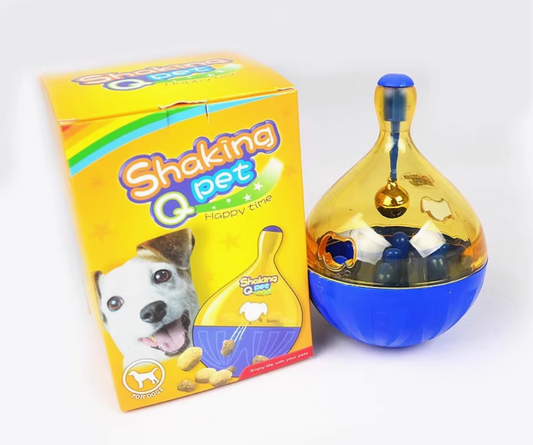 Chew Toy Ball with Food Dispenser - Wobbly Toy for Cats and Dogs