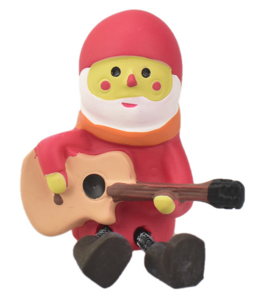 Santa Claus Playing Guitar Figurine 🎅🎸