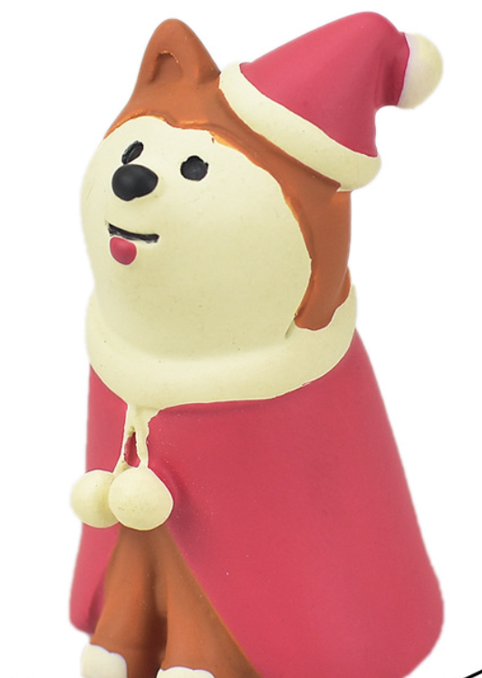 Christmas Cloak Shiba Inu Figurine 🎅🐕