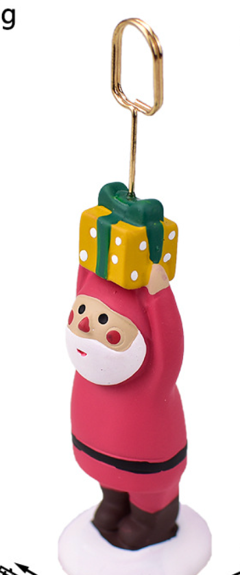 Santa Claus Card Holder Figurine 🎅📇